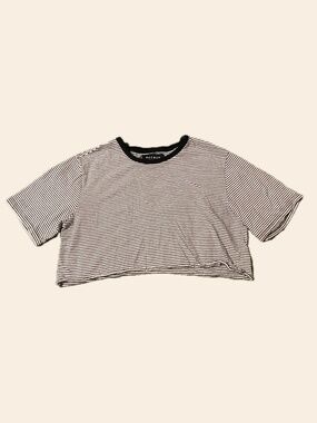 PacSun Women's Black and White T-shirt